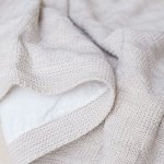 Плед &quot;Кубики&quot; лен, без подклада