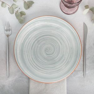 Тарелка обеденная «Искушение», d=26,5 см, цвет серый