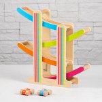 Игрушка из дерева «Автотрек» 8,5х30,7х32 см