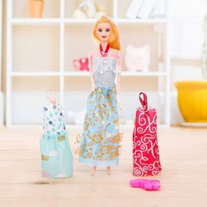 Кукла-модель «Арина» с летними нарядами и аксессуарами, МИКС