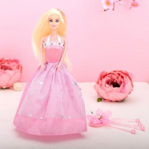 Кукла-модель на подложке с аксессуарами «Лучшей подружке», МИКС
