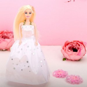 Кукла-модель на подложке с аксессуарами «Маленькой принцессе», МИКС