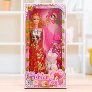 Кукла модель "Анюта" с одеждой и аксессуарами, МИКС