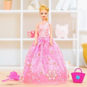 Кукла модель "Яна" в платье с аксессуарами, МИКС