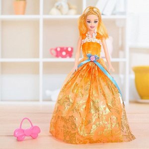 Кукла модель "Милена" в пышном платье с аксессуарами, МИКС
