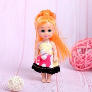 Открытка с куклой «Модной девочке», 18 х 12 см