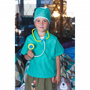 Набор доктора №4 «Лучший врач» с халатом и шапочкой, 9 предметов