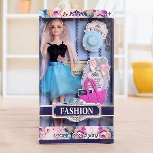 Кукла модель «Лиза» в платье, с аксессуарами, МИКС