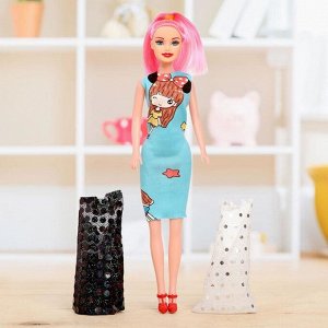 Кукла-модель «Джесика» с платьями, МИКС