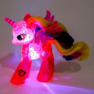 Набор «Чудо-пони», со световыми эффектами, МИКС