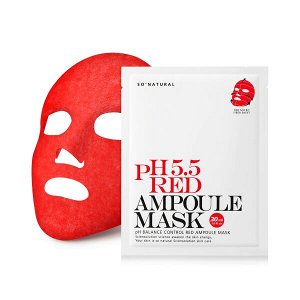 So Natural 5.5 Red Ampoule Mask Слабокислотная восстанавливающая маска, 30 мл