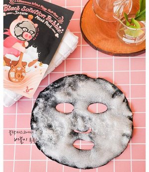 Кислородная маска-серум Elizavecca WITCH PIGGY HELL PORE BLACK SOLUTION BUBBLE SERUM MASK PACK (Ю. Корея)