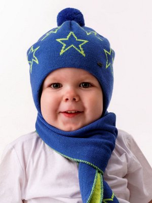 Комплект "Суперзвезда-М" (шапка дет. хб подкл.+снуд(шарф)