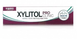 Оздоравливающая десна зубная паста "Xylitol"/ "Pro Clinic" c экстрактами трав (в коробке) 130г