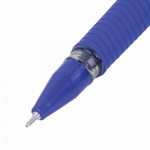 Ручка гелевая с грипом PENSAN "Soft Gel Fine", СИНЯЯ, игольчатый узел 0,5 мм, линия 0,4 мм, 2420/12