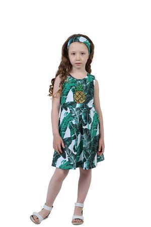 Платье для девочки «Ботаника»