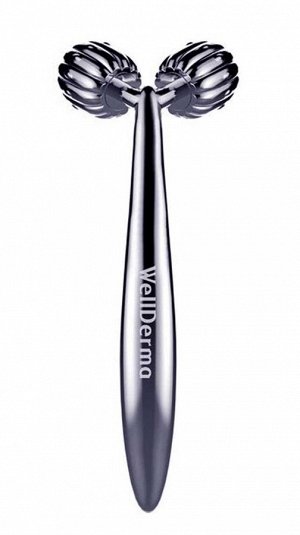 WELLDERMA Face Lifting Dark Silver Roller Роликовый массажер для лифтинга кожи