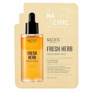 Nacific Маска с антиоксидантным действием Fresh Herb Origins Mask Pack, 27гр