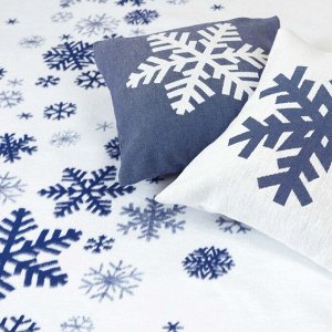 Байковое одеяло «снежинки»