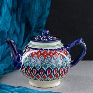 Чайник заварочный Риштанская Керамика «Узоры», 1 л, МИКС