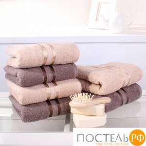 Полотенце для рук, DOME, Harmonika, Brun, Коричневый, 30х50 см - 3 ШТУКИ + Beige, Бежевый, 30х50 см - 3 ШТУКИ