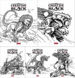 Тетрадь  48л клетка &quot;Creative Black&quot; Выпуск №1 (065918) Хатбер {Россия}