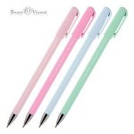 Ручка шариковая 0.5 мм &quot;SlimWrite Zefir&quot; синяя (4 цвета корпуса) 20-0204 Bruno Visconti