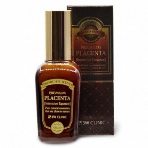 3W CLINIC Интенсивная эссенция с плацентой Premium Placenta Intensive Essence, 50 мл