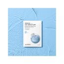 Wonjin SOS water pump concentrated essence mask Восстанавливающая маска с гиалуроновой кислотой и с морскими экстрактами