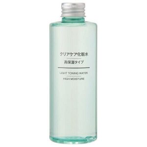 MUJI Light Toning Water High Moisture Cleansing Care лосьон для проблемной кожи,400ml