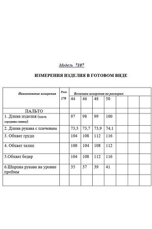 Пальто Рост: 170 Состав: полиэстер 50% , акрил 30% , вискоза 20% Комплектация пальтопальто с центральной потайной застежкой на петли и пуговицы, отрезным воротником- стойкой. По переду с нагрудными вы