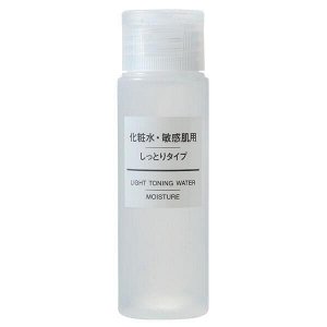 MUJI Light Toning Water Moisture For Sensitive Skin лосьон для сухой кожи лица, 50ml
