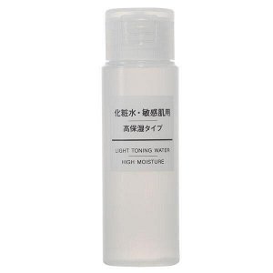 MUJI Light Toning Water High Moisture For Sensitive Skin лосьон для всех типов кожи, 50ml