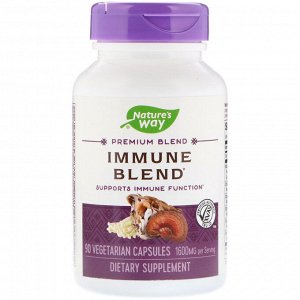 Nature&#x27 - s Way, Immune Blend, 1600 mg, 90 Vegetarian Capsules