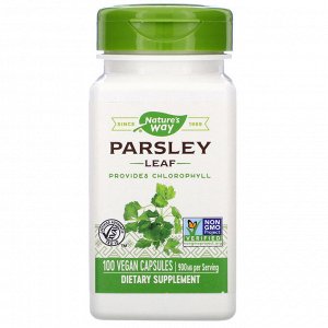 Nature&#x27 - s Way, Parsley Leaf, 900 mg, 100 Vegan Capsules