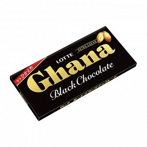 Шоколад LOTTE черный "Гана", 50 гр