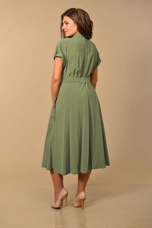 Платье Lady Style Classic 2064/1 хаки