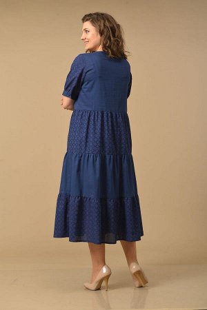 Платье, туника Lady Style Classic 2128 синий