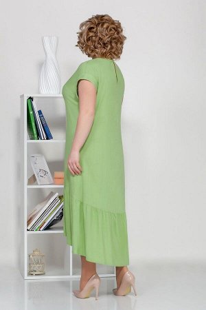 Платье Ивелта плюс 1691 зелень