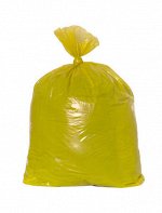 Пакет для мусора 180 литров, жёлтый, 1 штука
