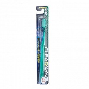"Clear Wave" Зубная щётка средней жесткости со спиралевидной щетиной,  Арт-000424