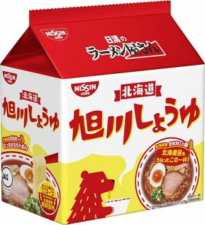 Суп-лапша NISSIN б/п рамен с соевым соусом Асахикава 88гр