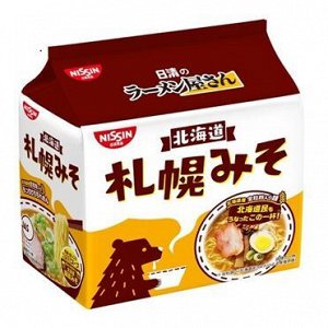 Суп-лапша NISSIN б/п рамен Саппоро мисо 88гр
