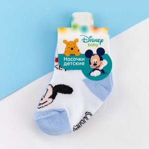 Набор носков "I Love Mickey" Микки Маус, 2 пары, 10-12 см