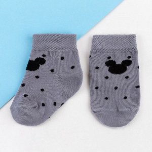 Набор носков Микки Маус, 2 пары, 6-8 см