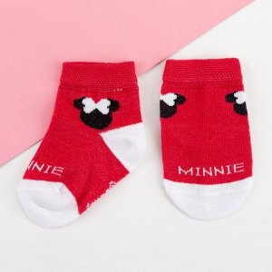 Набор носков "Minnie" Минни Маус, 2 пары, 8-10 см