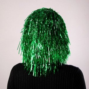 Карнавальный парик «Дождь», 35 см, цвет зелёный