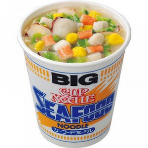 Суп-лапша Ниссин с морепродуктами стакан 104г 1/12 Япония