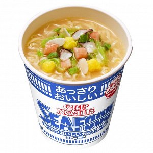 Суп-лапша NISSIN б/п с морепродуктами, 60 гр