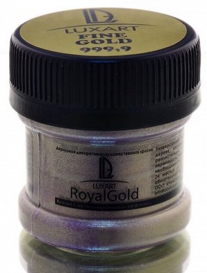 Акриловая краска Luxart ROYAL GOLD Золото жемчужное 25 г Акриловая краска Luxart ROYAL GOLD Золото жемчужное 25 г